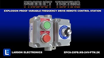 Explosion Proof Variable Frequency Drive Remote Control Station - C1D1/C2D1 - 2K Ohms - (2) PBs