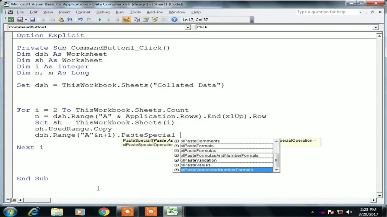 the-best-way-to-compile-the-data-from-many-to-one-worksheet-in-excel-by-using-vba-youtube