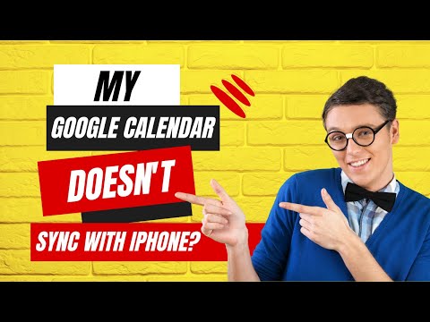 My Google Calendar Doesn't Sync With iPhone?