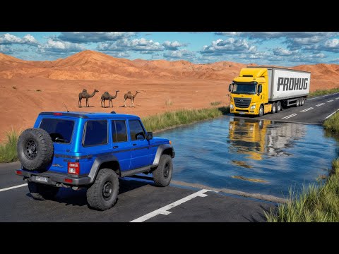 Cars vs Strange DEEP Water #2 - BeamNG.drive Fails & Crashes 2025!