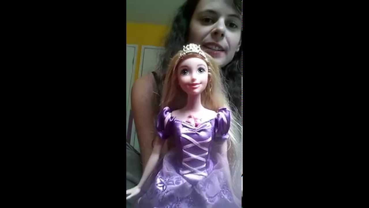 rare disney rapunzel sing and glow doll 2010 youtube disney tangled sing and glow light up rapunzel doll