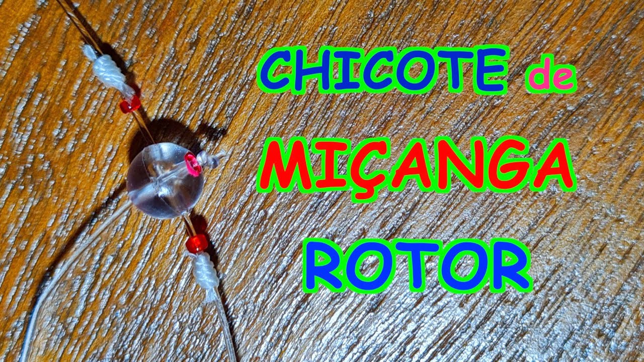 2 formas de fazer CHICOTE DE MIÇANGA ROTOR para pesca de PRAIA