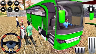 Uphill Offroad Bus Driving Sim 🚌💥 Gameplay 16 || Crazy Bus Games || @Flash Simulator screenshot 5