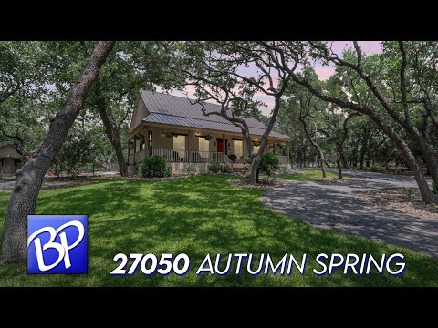 27050 Autumn Spring, Boerne, TX home video tour