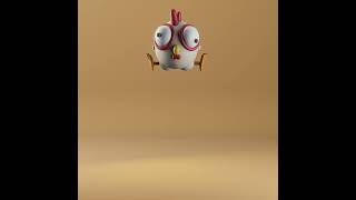 Chicken Jumping 3D Animation | Blender