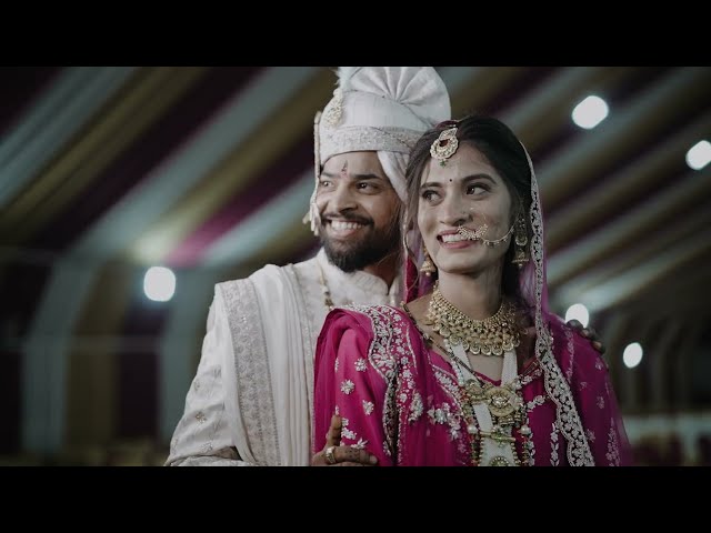 Mahesh + Falguni II WEDDING  STORY HIGHLIGHT 2024  II Fashion Studio Deesa class=