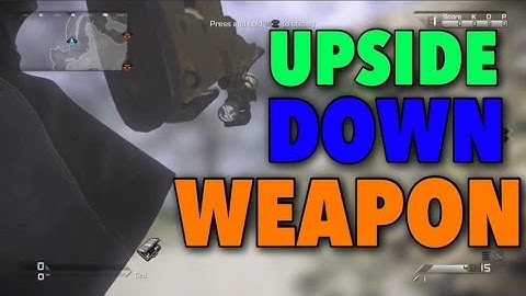 Call Of Duty Ghost: After Patch - Upside Down Weapon Glitch!! Tutorial