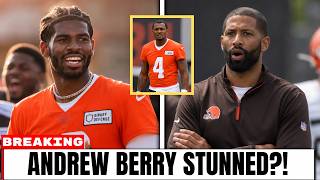 🚨Andrew Berry DIDN’T HOLD BACK After Shedeur Sanders OUTSHINED Deshaun Watson At Browns Minicamp!