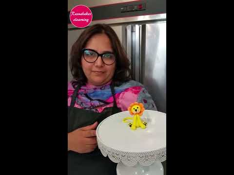3d-fondant-lion-cake-topper-for-cake-decorating-tutorial-video