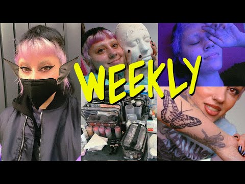 WEEKLY 🌟🌸 haciendo deporte, mucho trabajo & os enseño mis nuevos tatuajes 🦋💖