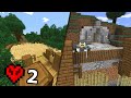 Building Our Mine, Boardwalk, and Starter Farm! Minecraft Hardcore #2