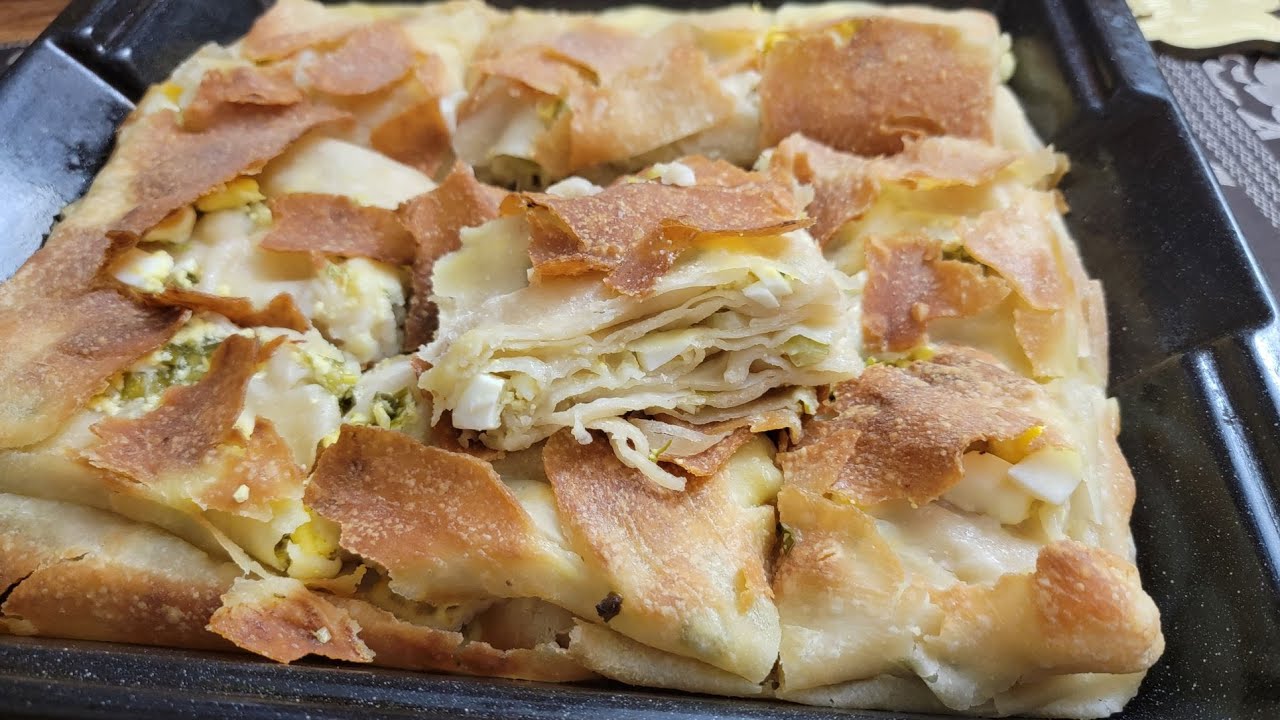 Jos jedna u nizu neobicnih pita.Pita sa mladim lukom i kuhanim jajima