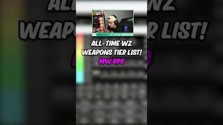 Warzone ALL-TIME Weapons Tier List - MW RPG