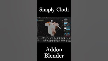 Blenderのアドオン「Simply Cloth」の紹介動画です。概要欄にURLがあります。#blender #addon #simplycloth