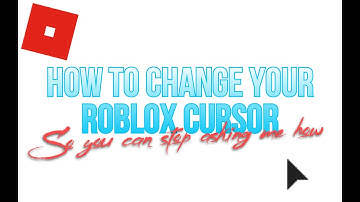 How to change your Roblox Shiftlock Cursor and Normal Cursor