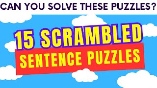 Jumbled Words Game | Can You Solve These Jumbled Sentence Puzzles? |  Rearrange Scrambled Sentences