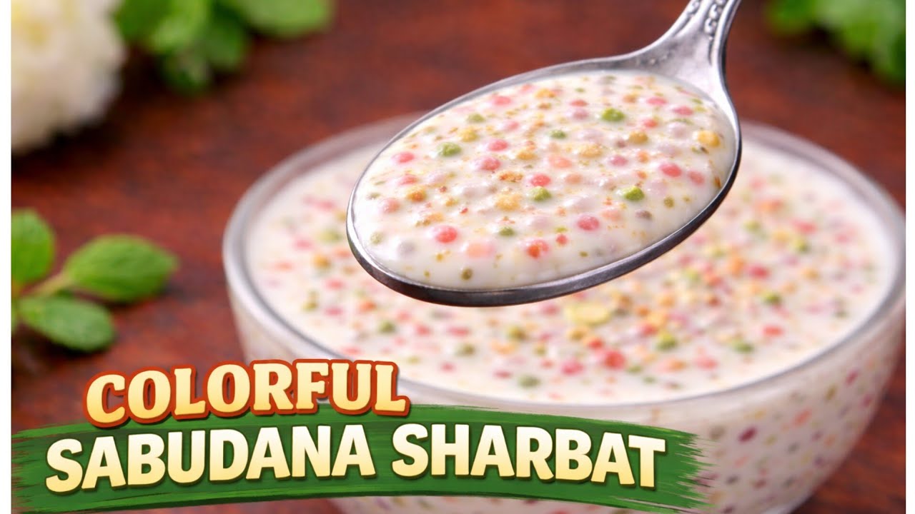 Almond sago drinkIftar Table ka Showstopper|Instant Creamy Almond Sago Drink#IftarSpecial#drink#holi