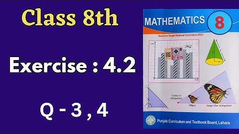 Class 8th Math Exercise 4.2 [ Q 3, 4 ] Class 8 Math  Ex 4.2
