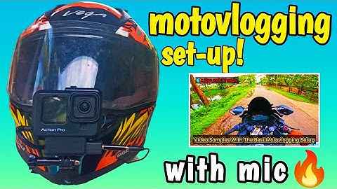 Making The Best Moto Vlogging Setup With GoPro Hero 10 #motovlog