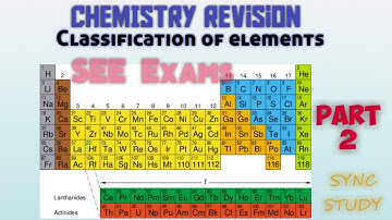 SEE Nepal.CHEMISTRY REVISION. Ch Classification Of Elements.Part II.