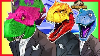 Iron Man Dracodentitan Vs Flash Tarbosaurus & Godzilla T-REX - Coffin Dance Meme Song (COVER)