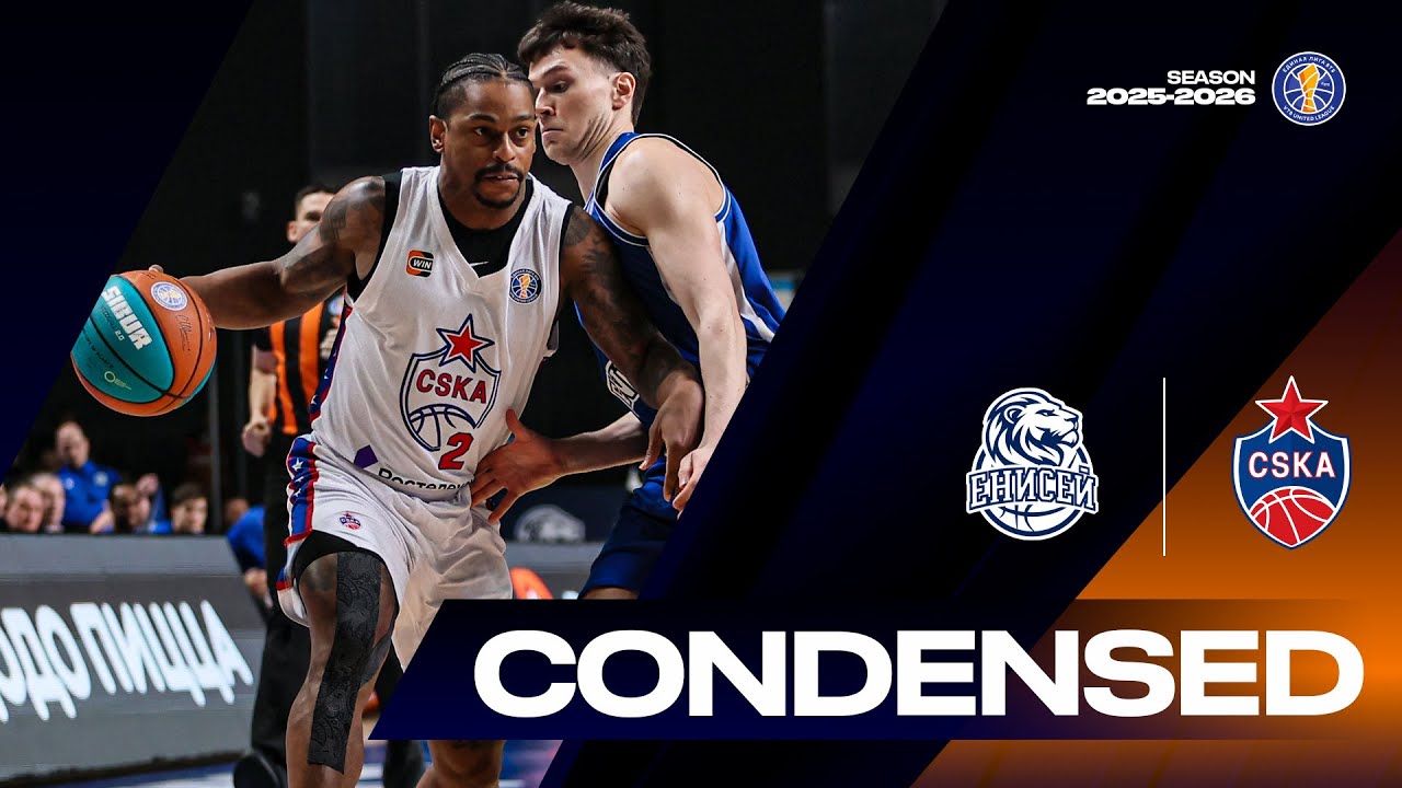 Enisey vs CSKA Condensed Game January, 28 | Season 2025-26