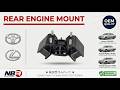 Rear Engine Mount Lexus GS160/Mark II/Chaser X90-X100 1JZ 12371-70050N NBR
