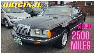 1984 FORD THUNDERBIRD - 2500 ORIGINAL MILES- ORIGINAL PAINT- GARAGE KEPT- SUPER RARE!!!