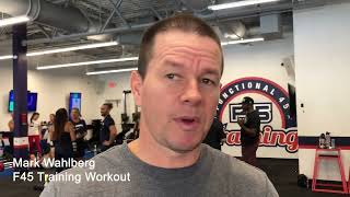 Mark Wahlberg works out at F45 Training in Jupiter after filming &#39;Father Stu&#39;