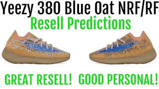 yeezy 380 blue oat resell