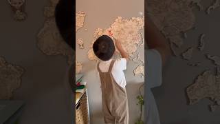 Animal World Map Decorate your kid s room in a creative way