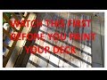 Dont paint your deck with Deck Over. A review Dont paint your deck with Deck Over. A review