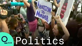 Anti-Abortion Protesters Hail Supreme Court Ruling on Roe v. Wade