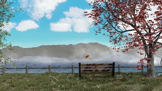 Maple tree in Park | Made in Blender.