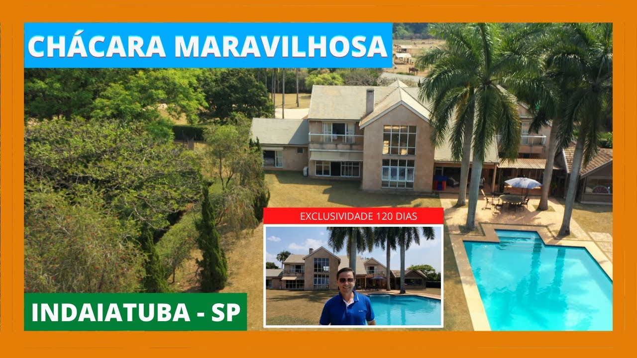 🔴 CHÁCARA MARAVILHOSA em INDAIATUBA próxima do AEROPORTO DE VIRACOPOS| Rodrigo Andreazza