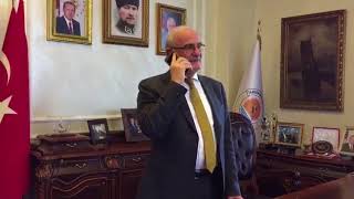Başkan Yılmaz Afrin'de Destan Yazan Samsunlu Komutan ile telefonla görüştü