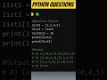 python questions #coding