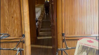A Brief Walk-Through On One Of The Trains At The Heritage Park Museum