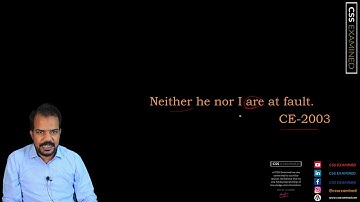 Sentence Correction with CSS Examined CE-2003