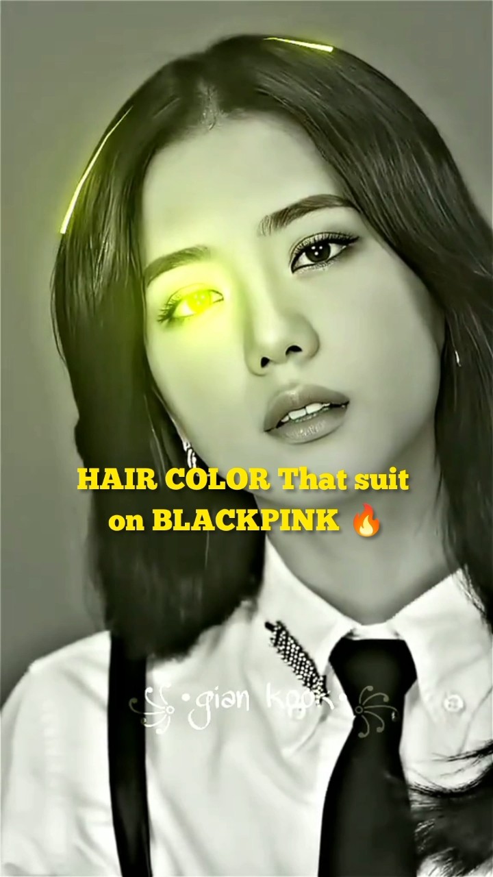 HAIR COLOR That suit on BLACKPINK ?? #rosé #lisa #jisoo #jennie #blackpink #shorts