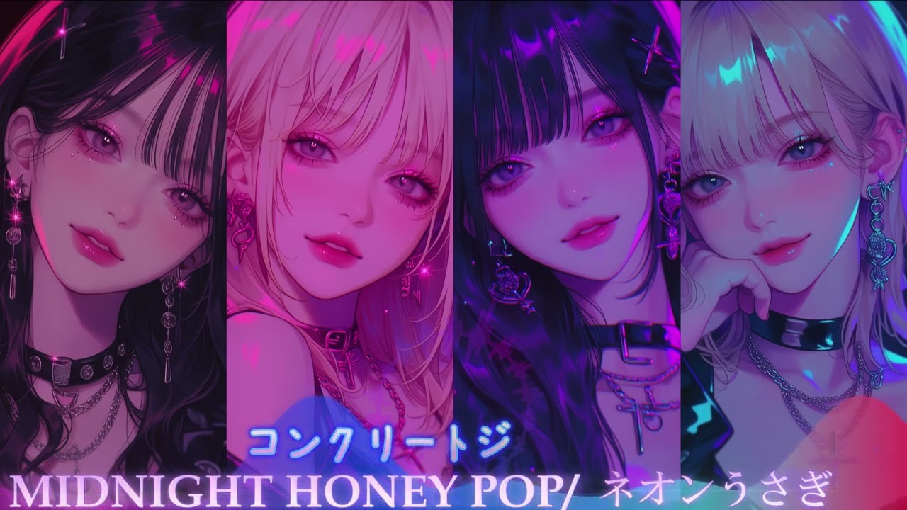 ネオンうさぎ – MIDNIGHT HONEY POP｜Official Lyric Video（歌詞付き）