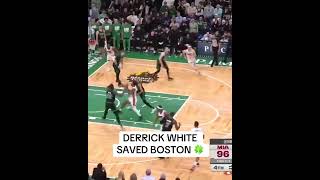 Big play from Derrick White 👏