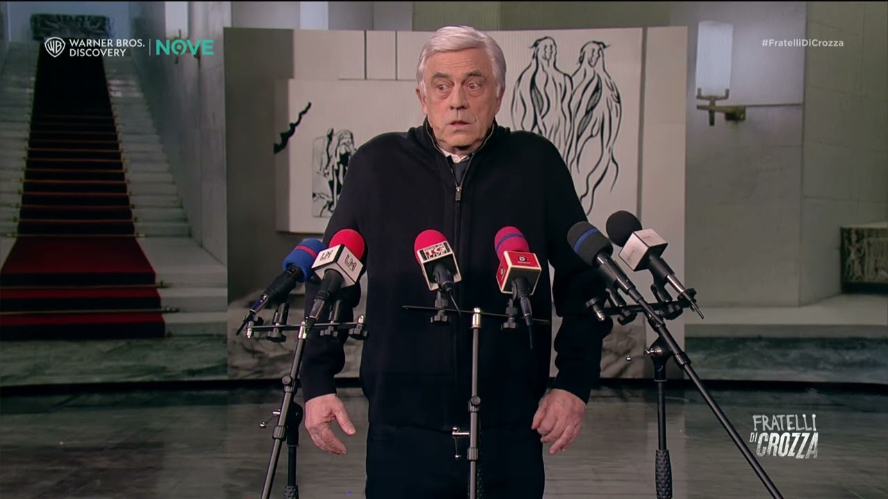 Crozza Tajani e la posizione dell'Italia sull'attacco in Iran 