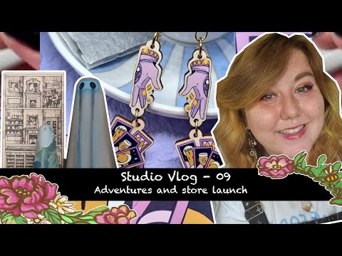 Adventures and store launch - Studio vlog 9