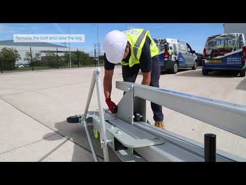 REID Lifting - Porta Gantry 5T | 11000lb Ratchet Height Adjustment - Assembly Video