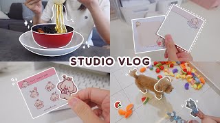 [Studio VLOG] April Shop Update | New Memo Pad | Celebrating Chubby’s 5th Birthday 🎂 screenshot 5