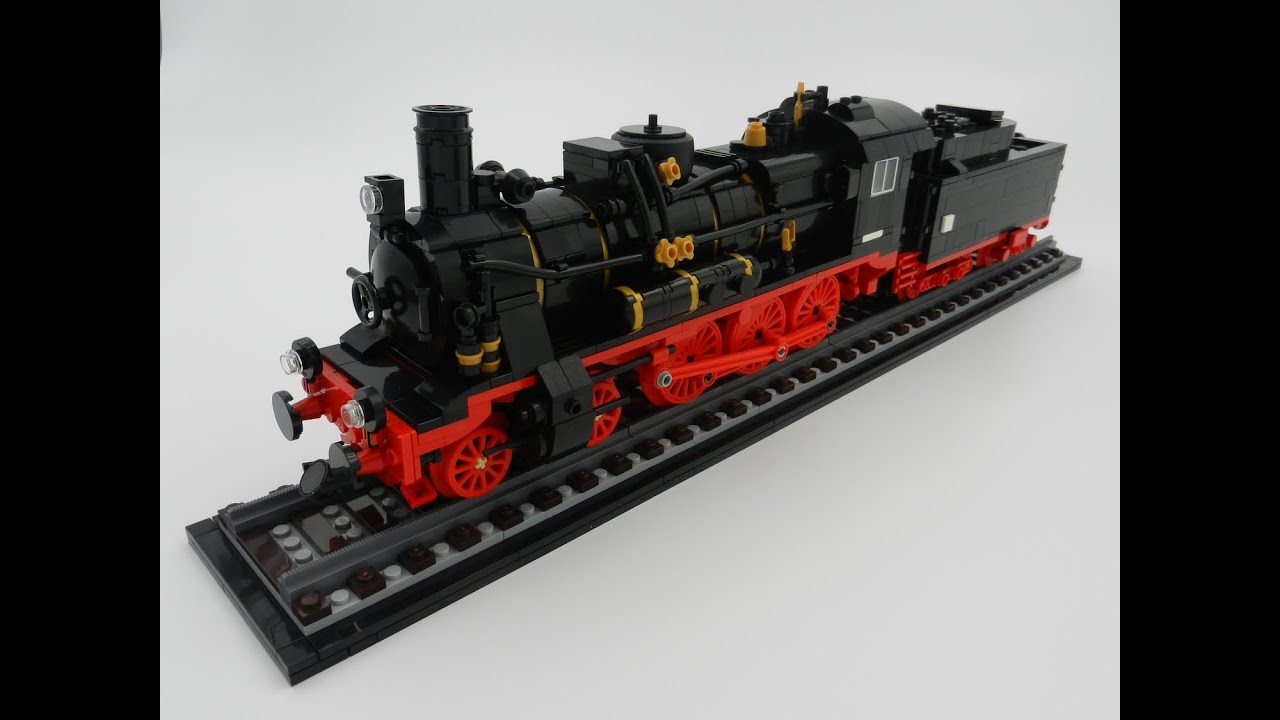 Bricks-on-Rails DR BR 38.2-3 MOC Lego Steam-Locomotive ...