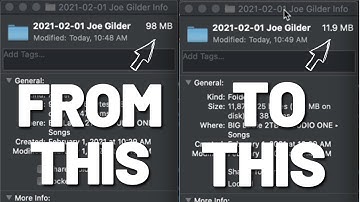 How to Shrink Song Files in #StudioOne