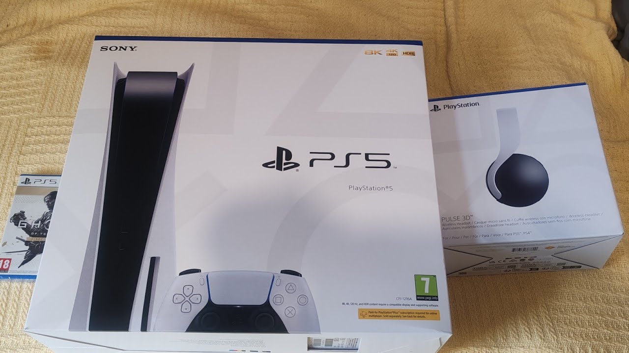PS5 Unboxing and headset