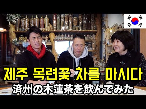 코가 뻥 뚫리는 제주도 <strong>목련꽃</strong> 차를 처음 마셔본 일본배우 반응! Magnolia Flower Tea in Jeju